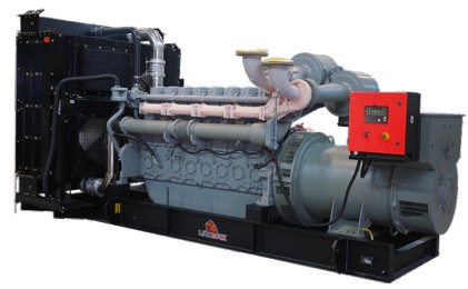 ISO9001 Diesel Generator Set 40 Degree Ambient AC Perkins 2150mm Height