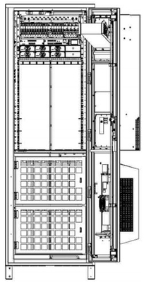 Outdoor 28U Energy Cabinet , Telecom Street Cabinets 200kg 2000mm Height