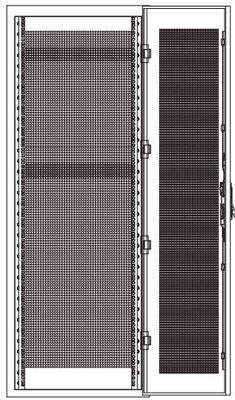 IP20 EN 60529 Indoor Telecom Cabinet Natural Heat Radiation Cooling Mode